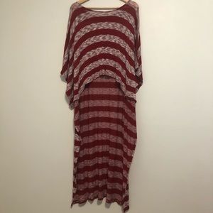 YOUARENOTALONE High Low Sweater Crop Top One Size